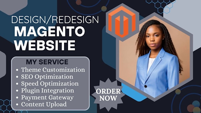 Gig Preview - Design magento, develop magento, magento programming custom development