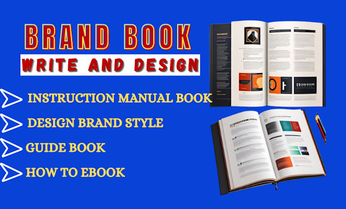 Gig Preview - Write your instruction manual book, design brand style, guide book, custom icons