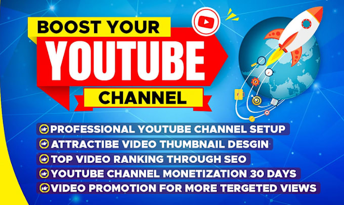 Gig Preview - Organic youtube video promotion for channel growth