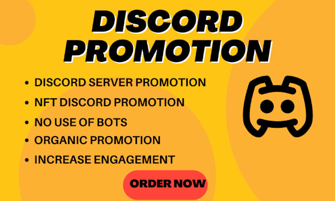 Gig Preview - Do organic discord server promotion, nft discord server, fivem server promotion