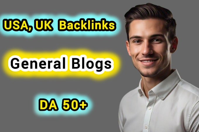 Gig Preview - Do USA guest post with high da dofollow backlinks, UK guest post