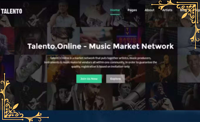 Bestseller - build music website for music artist, band, dj with wordpress, duda, framer