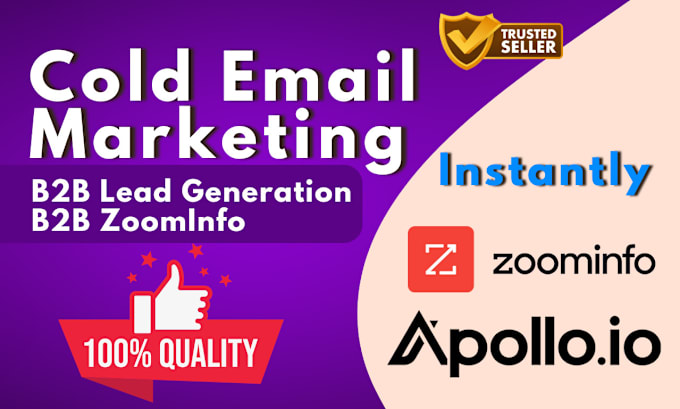 Gig Preview - Do email marketing, b2b cold emails