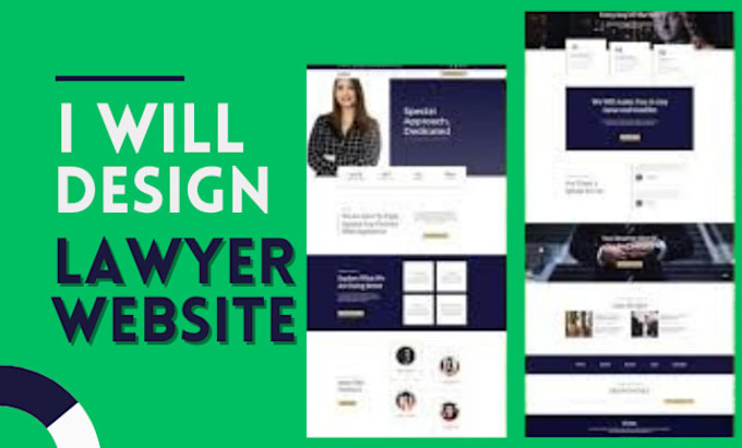 Gig Preview - Build SEO responsive lawyer, attorney, law firm and notary website using wix