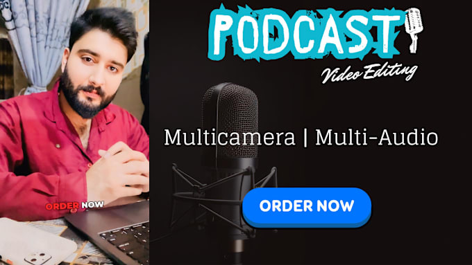 Gig Preview - Professionally edit your podcast videos and make them shine