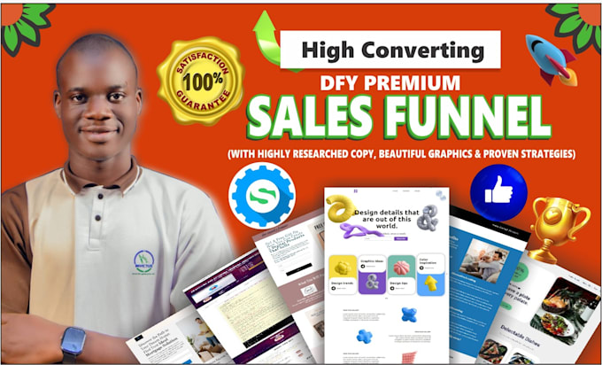 Gig Preview - Build a profitable sales funnel in systeme io, clickfunnel, kajabi, google sites