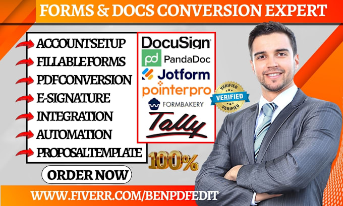 Bestseller - docusign formbakery tallyform pandadoc template jotform pointerpro integration