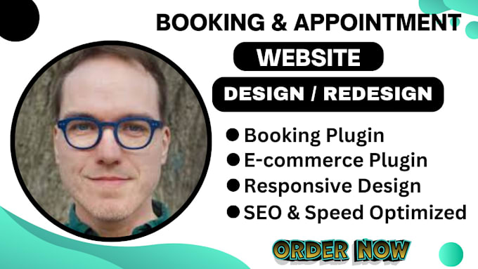 Gig Preview - Create responsive booking and appointment website for business and brand