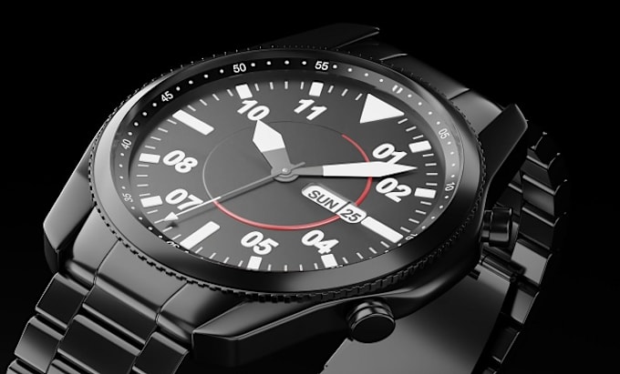 Gig Preview - Do quality 3d wristwatch animation, 3d watch design, model 3d jewelry, 3d render