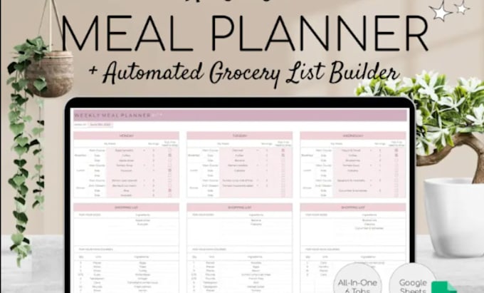 Gig Preview - Etsy digital planner, etsy digital product, hyperlinked plan