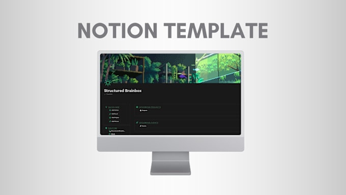 Gig Preview - Create a personalized, aesthetic and advanced notion template