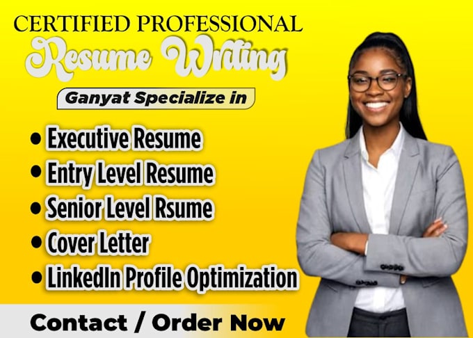 Gig Preview - Craft a resume writing, professional resume, cover letter, ats resume and cv