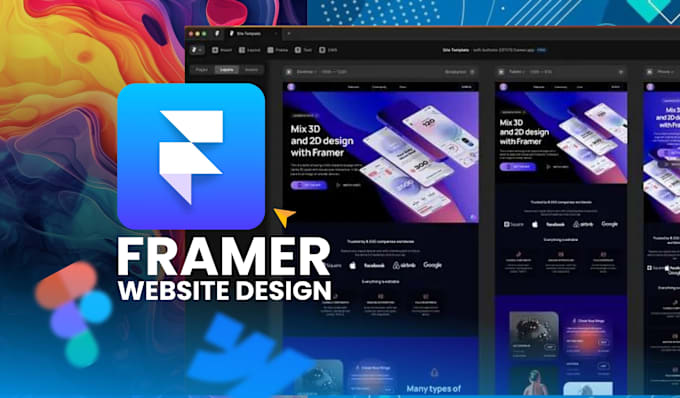 Gig Preview - Do framer website design or redesign figma to framer landing page, framer motion