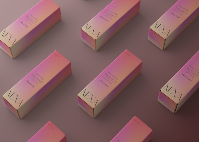 Gig Preview - Do a minimalist, luxury cosmetic product packaging design