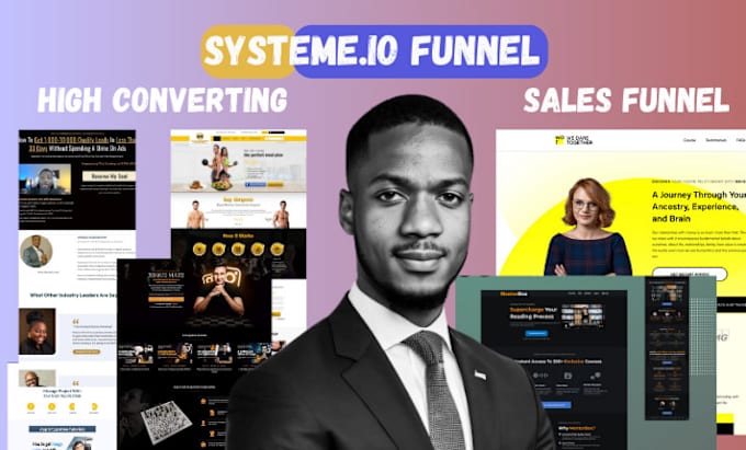 Bestseller - systeme io sales funnel, landing page design , systeme io funnels