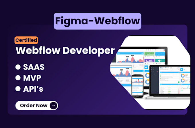 Gig Preview - Figma to webflow figma design webflow developer webflow design