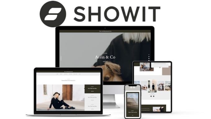 Gig Preview - Do showit website redesign, showit website design, showit customization