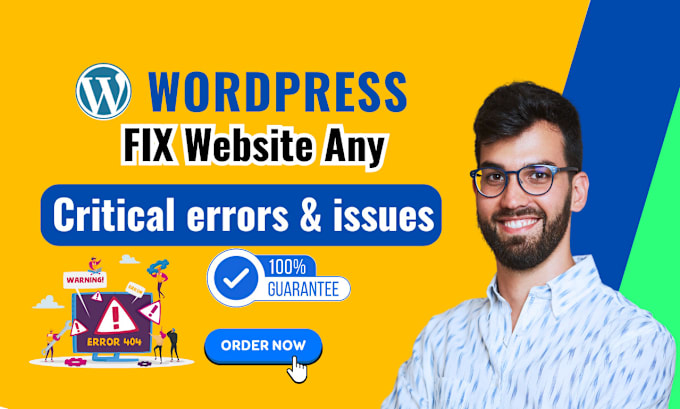 Gig Preview - Fix wordpress website critical errors, fatal and white screen errors in 1 hour