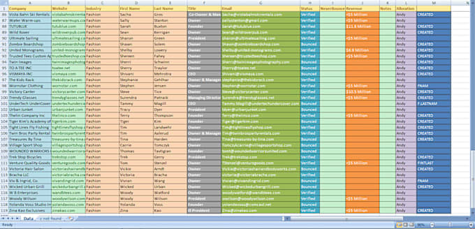 Gig Preview - Do data entry, webresearch, email, copy paste, linkedin lead