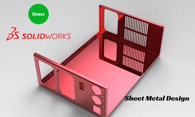 Gig Preview - Design sheet metal parts and make drawings for production in solidworks