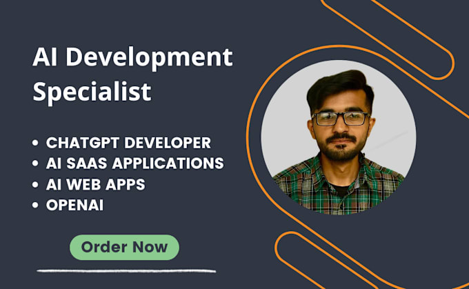 Gig Preview - Develop ai solutions for saas, chatbots, web apps, openai software development