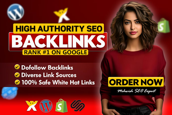 Gig Preview - Seo backlinks high quality dofollow high da authority link building service