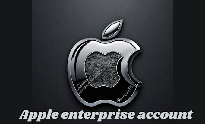 Gig Preview - Do apple developer, apple enterprise account or company account