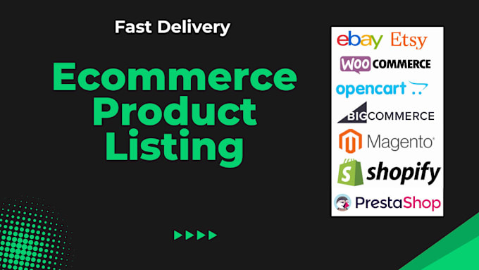 Gig Preview - Upload products, add products to shopify woocommerce or any ecommerce store