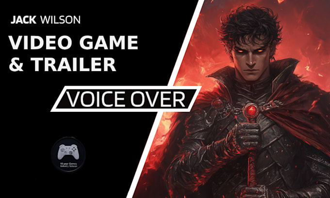 Bestseller - be your male voice over for video game characters