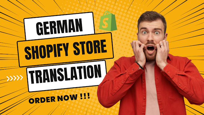 Gig Preview - Do english dutch, german, french shopify store translation