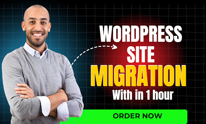 Gig Preview - Migrate, move,transfer your wordpress site to a new server