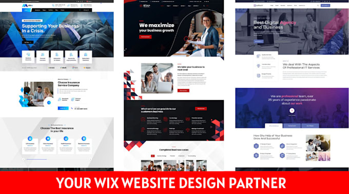 Gig Preview - Design wix studio, wix studio website wix studio design, wix studio landing page