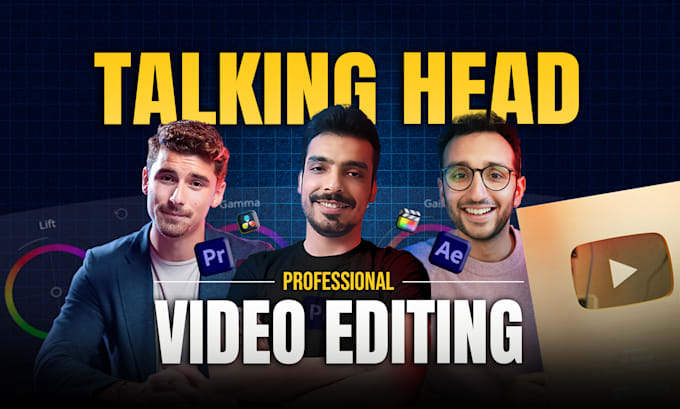 Gig Preview - Do professional talking head video editing for youtube