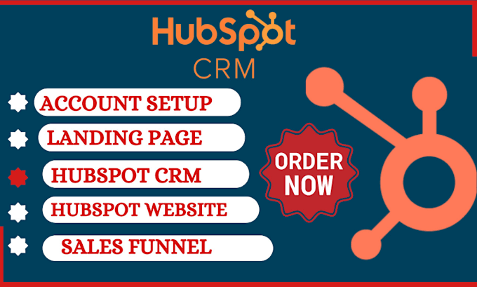 Gig Preview - Setup hubspot  automation, landing page, design website , hubspot CRM and blogs