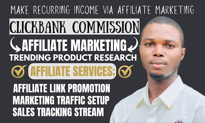 Gig Preview - Boost clickbank promotion, sales funnel for affiliate marketing link promotion