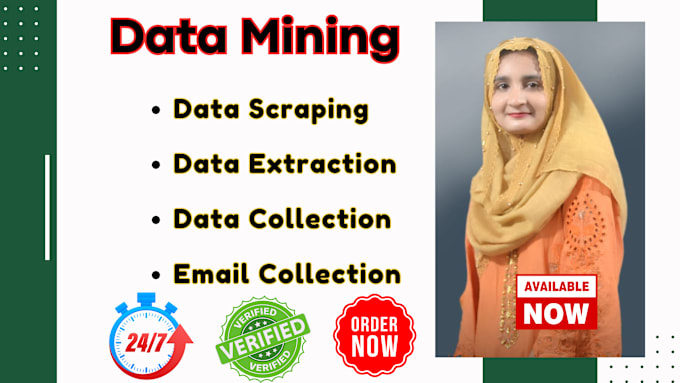 Gig Preview - Do data mining, data collection, and web scraping