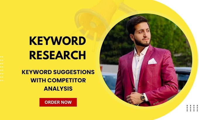 Gig Preview - Do keyword research for website with competitor analysis