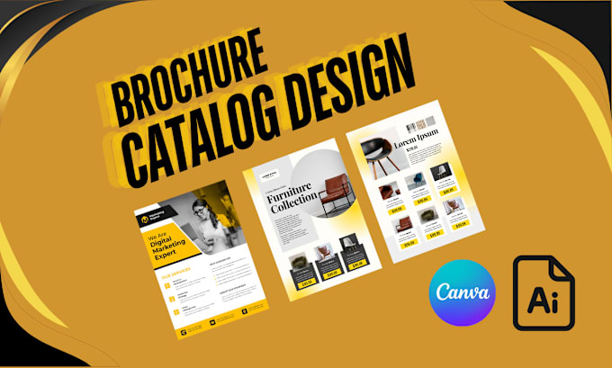 Gig Preview - Design professional product catalog  or brochure