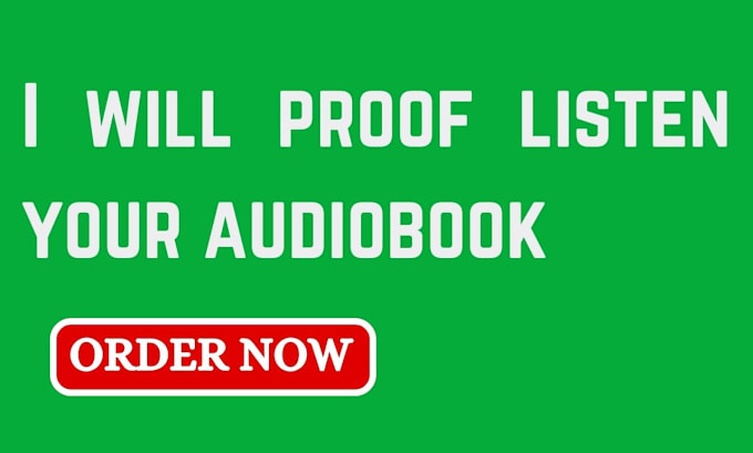 Bestseller - proof listen your audiobook