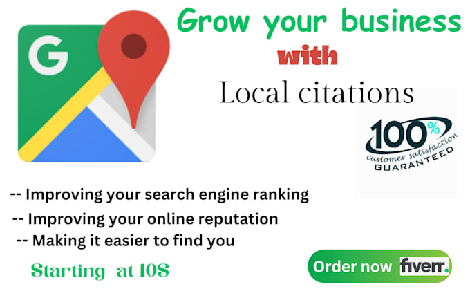 Gig Preview - Manually build local citations and directory listings