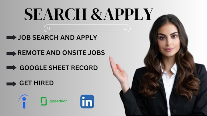 Gig Preview - Search and apply for jobs on your behalf