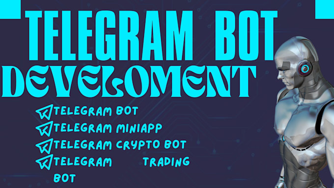 Gig Preview - Telegram crypto bot telegram mini app telegram bot trading bot custom bot