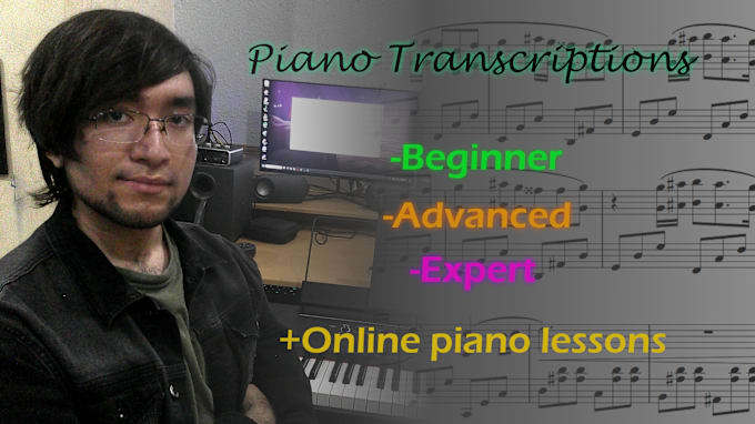 Bestseller - make piano transcriptions for beginner and advanced players