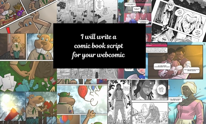 Gig Preview - Write a comic book script for your webcomic