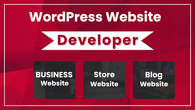 Gig Preview - Be your expert wordpress web designer for your business