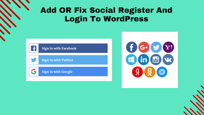 Gig Preview - Add social register and login, fix social login to wordpress