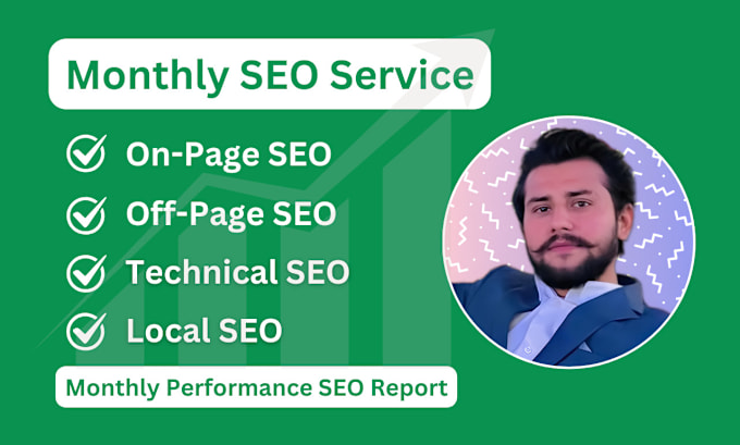 Gig Preview - Do complete monthly seo service for google top ranking