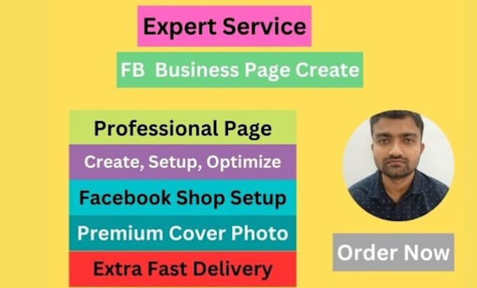 Gig Preview - Do facebook business page creation, setup, banner, logo and cover design