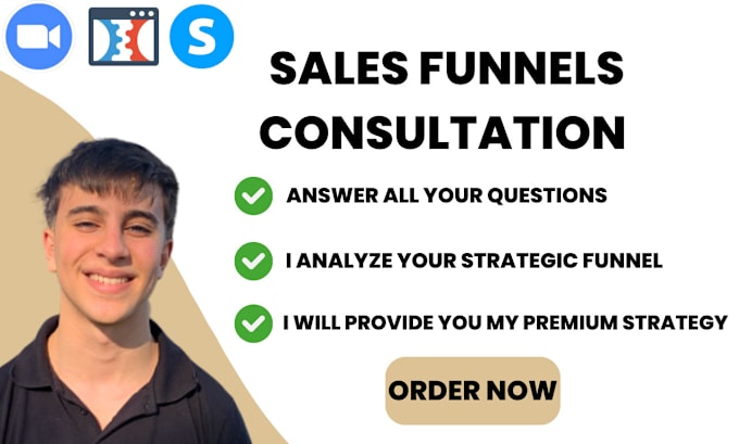 Gig Preview - Provide marketing strategy sales funnel, systeme io, clickfunnels, consultation