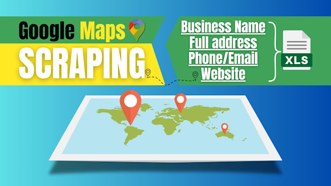 Gig Preview - Do google map scraping for unique business leads with data scraper